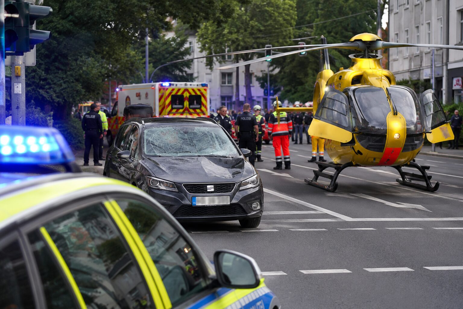 ADAC Hubschrauber Rettung
