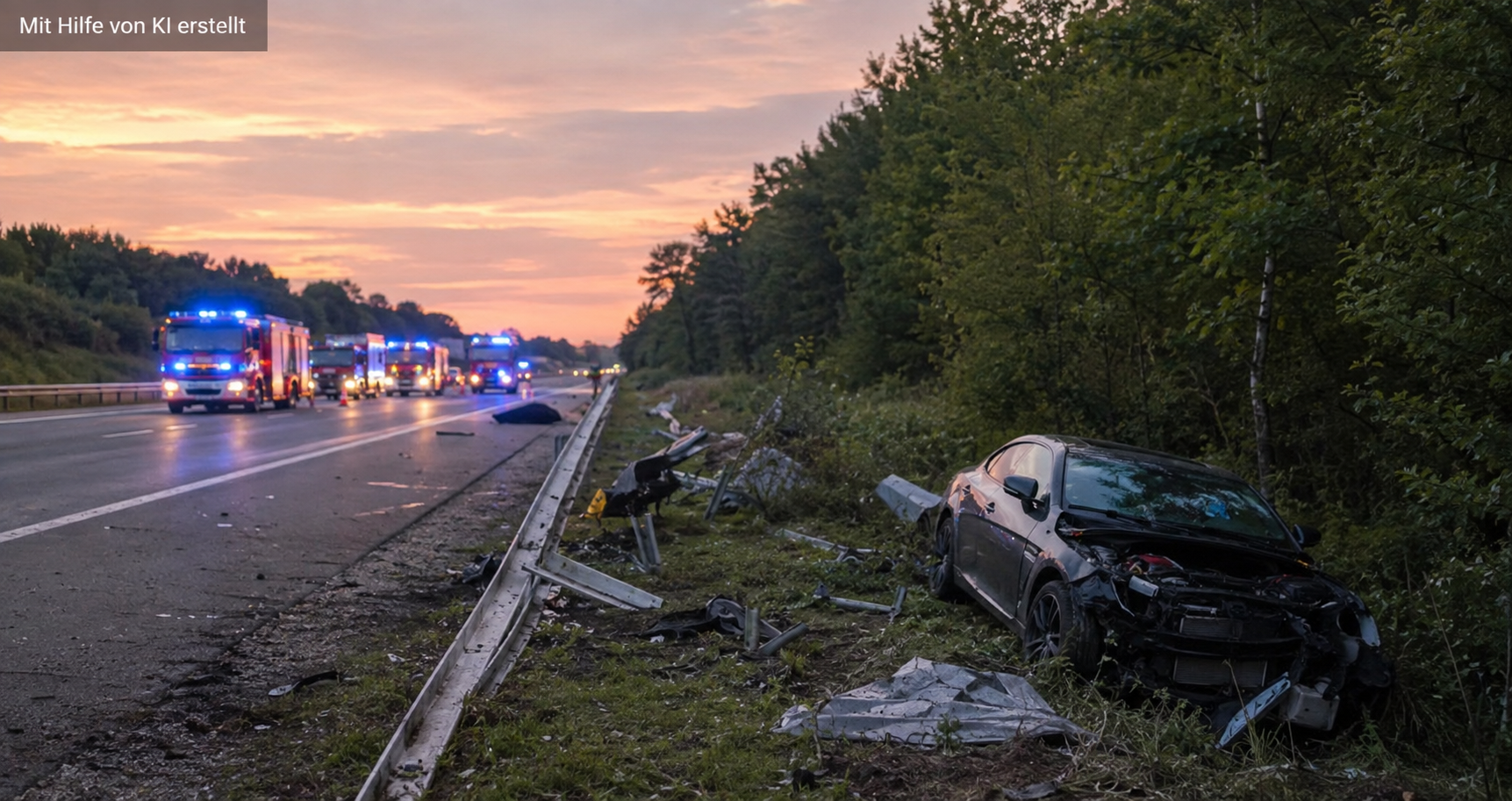 Unfall Autorennen